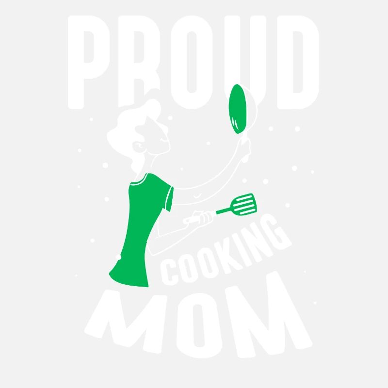 Stolze Kochende Mutter Koch Köchin Kochen Mama