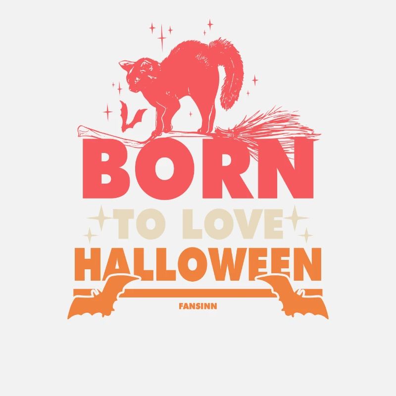 Né pour aimer le chat d’Halloween