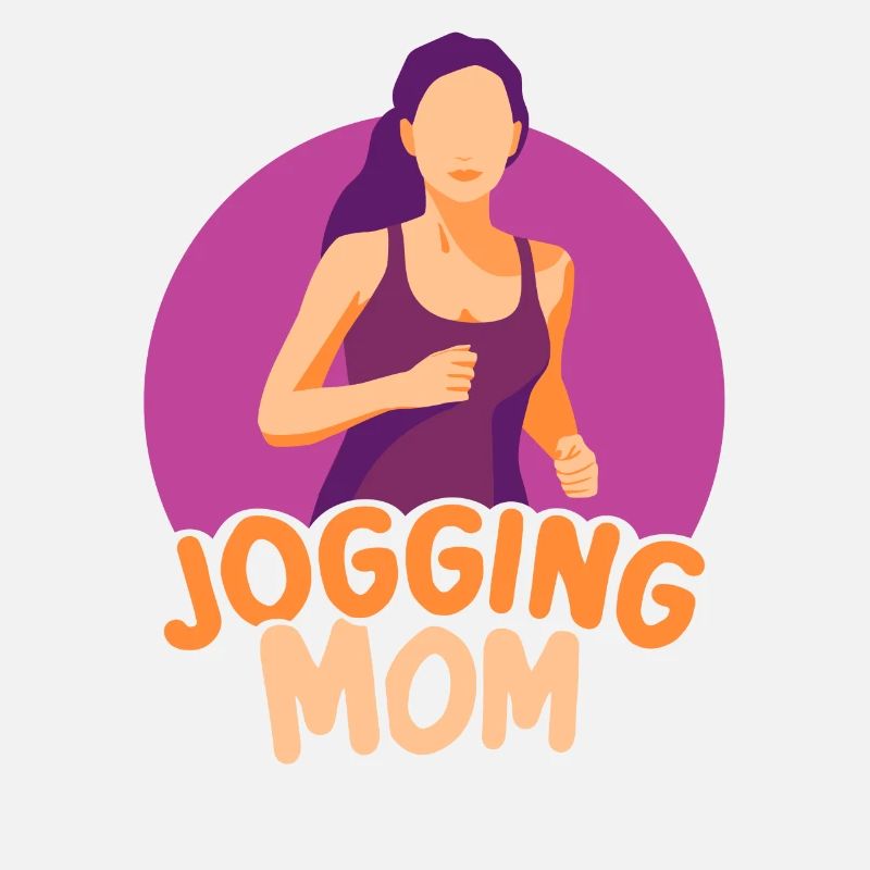 Jogging Mama Joggen Läuferin Laufen Mutter