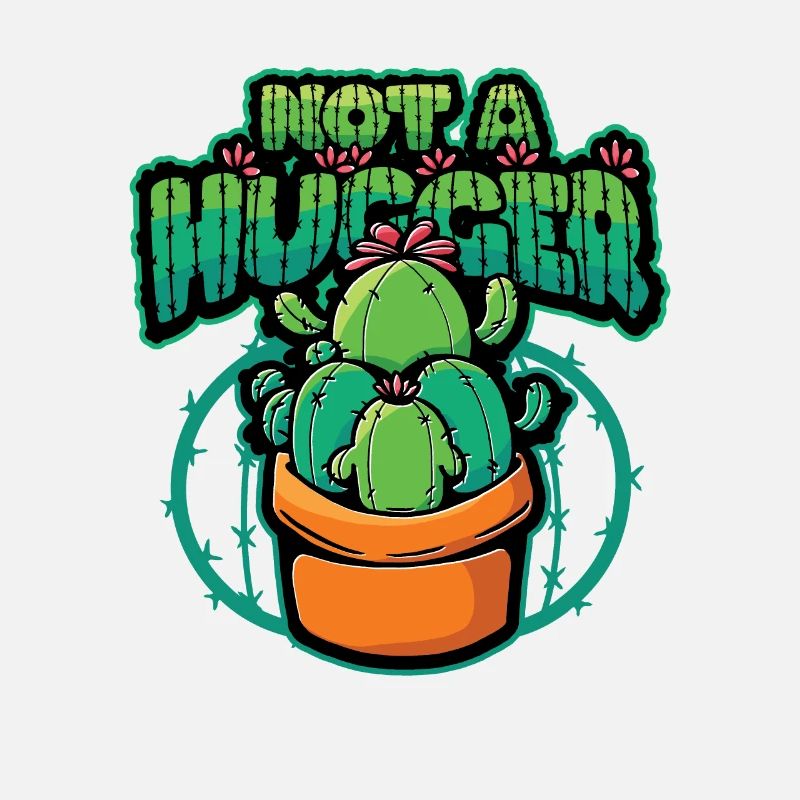 Pas de cactus étreint