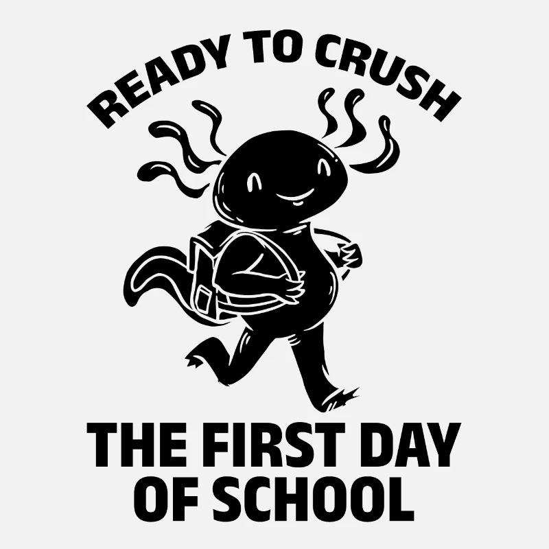 Prêt à écraser le premier jour d’école