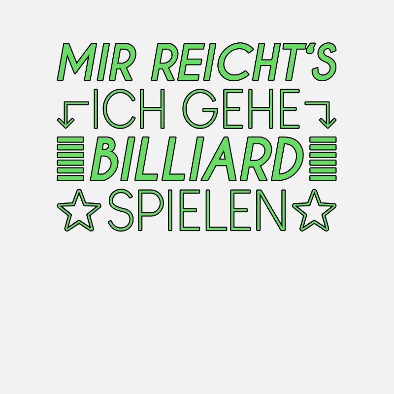 Billiard Spruch