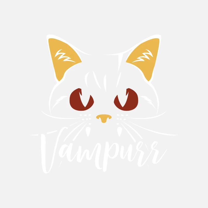 Vampurr Vampir Süßes Oder Saures Katze Halloween