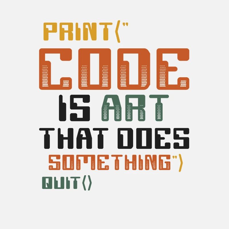Le code est un art qui fait quelque chose, la programmation