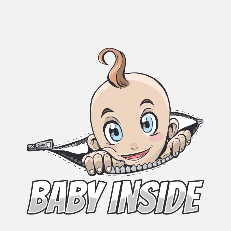 Bébé à l’intérieur Annonce enceinte Bébé à l’intérieur