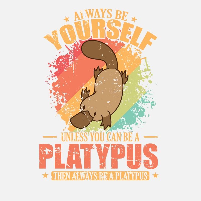 Always be Yourself unless you can be a Platypus