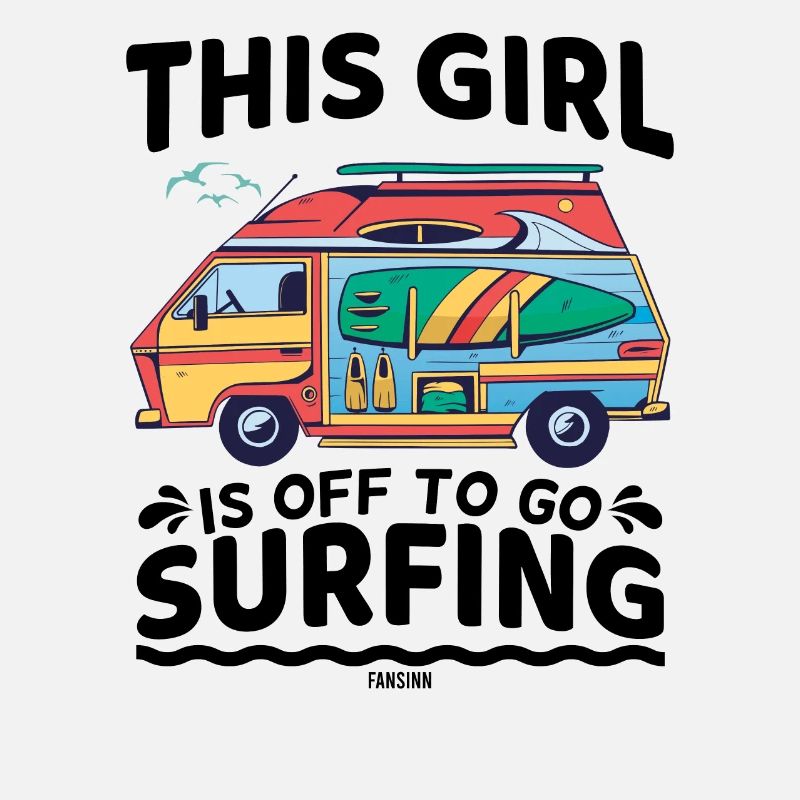 Mädchen Surfen SUP Camping