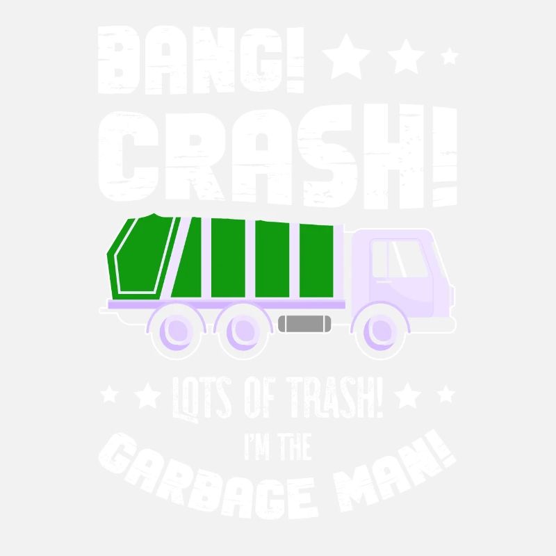 Bang Crash Viel Müll Ich Bin Der Garbage Man