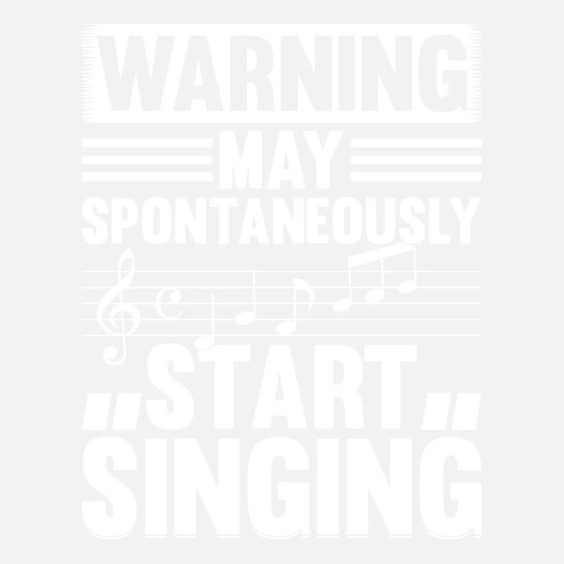 Warning May Spontaneously Start Singing - Music Lo