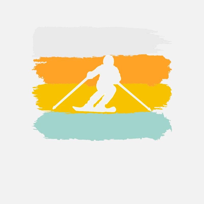 Retro skiing