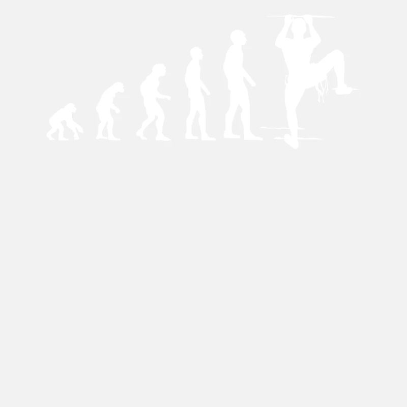 Climbing Evolution Funny Mountaineering Gift