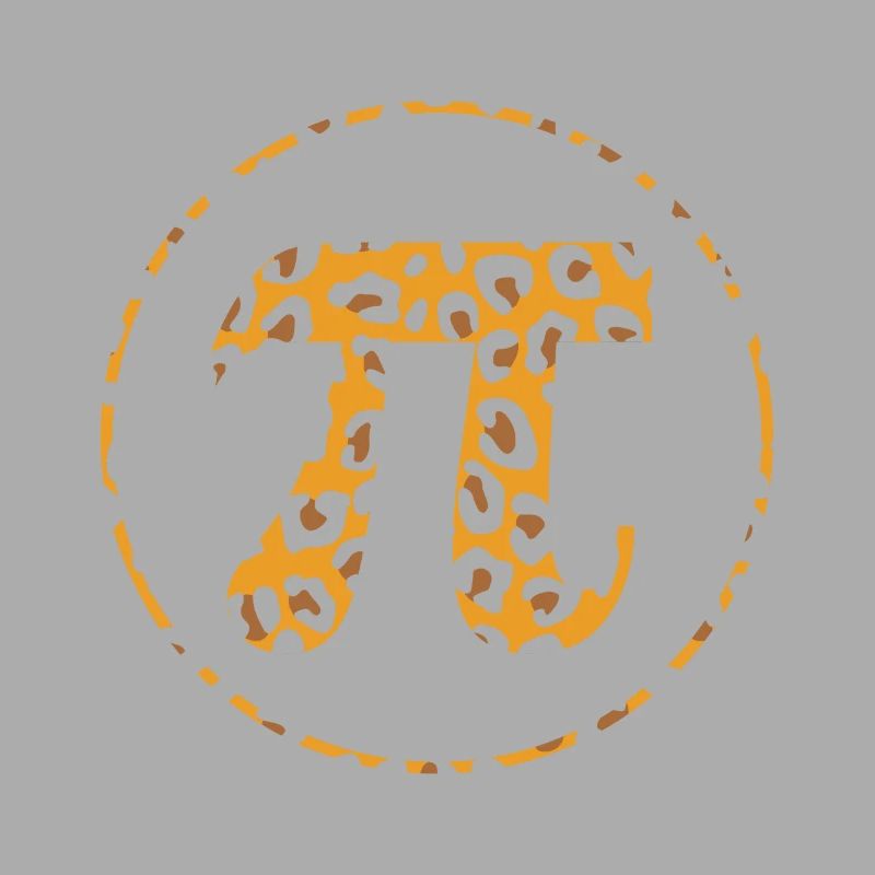Leopard Pattern Decor Math Holiday Mathematics Pi
