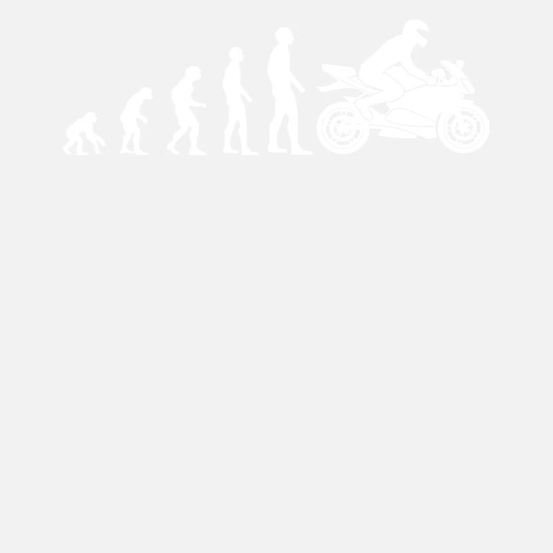 Cadeau moto Motorcyclist Funny Evolution