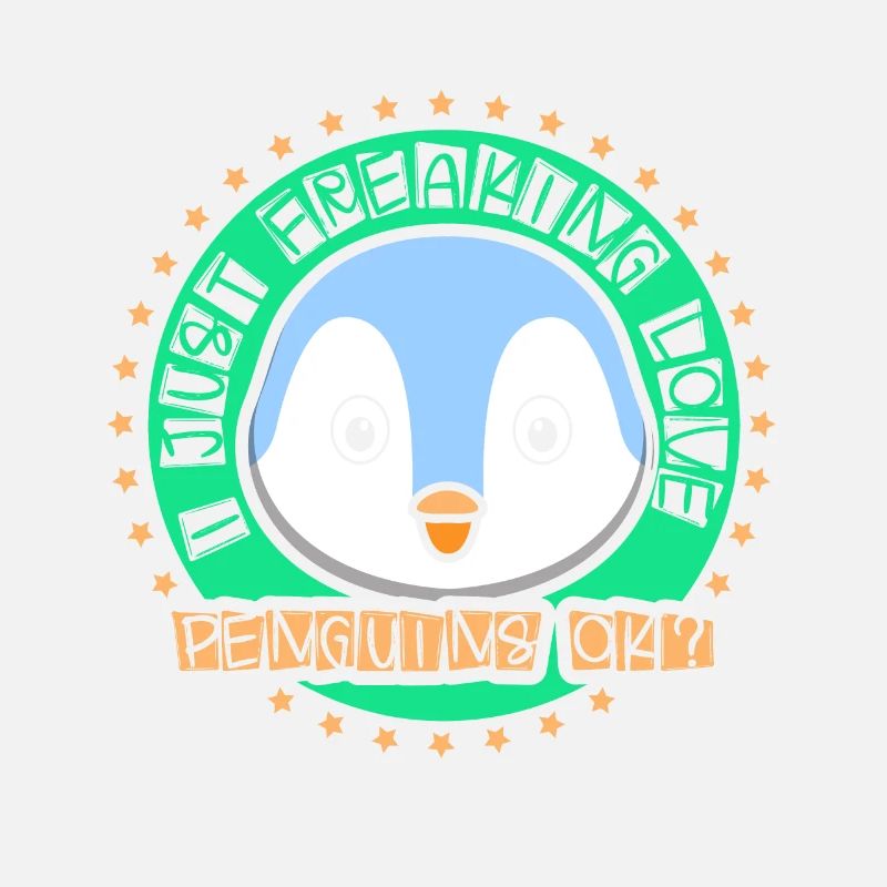 Ich Liebe Pinguine Einfach Ok Süß Tier Pinguin