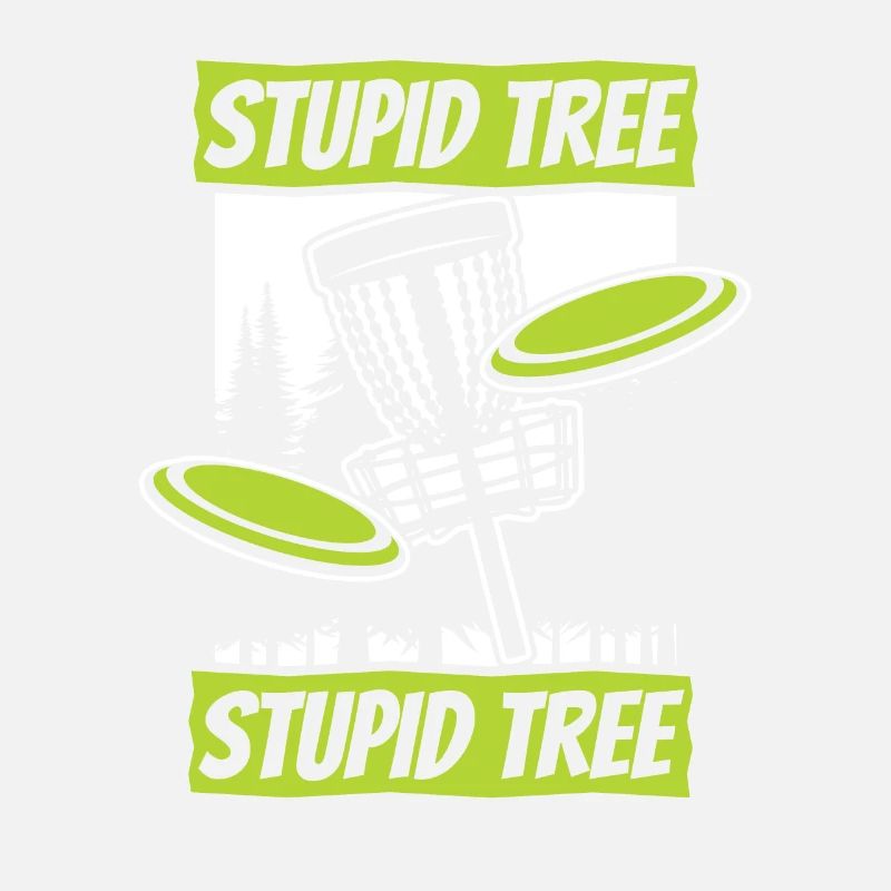 Stupid Tree Frisbee Golf Korb Scheibe Disc Golfer