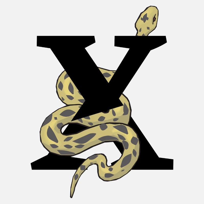 Lettre x serpent