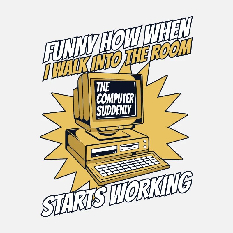 The Computer Suddenly Starts Working Admin