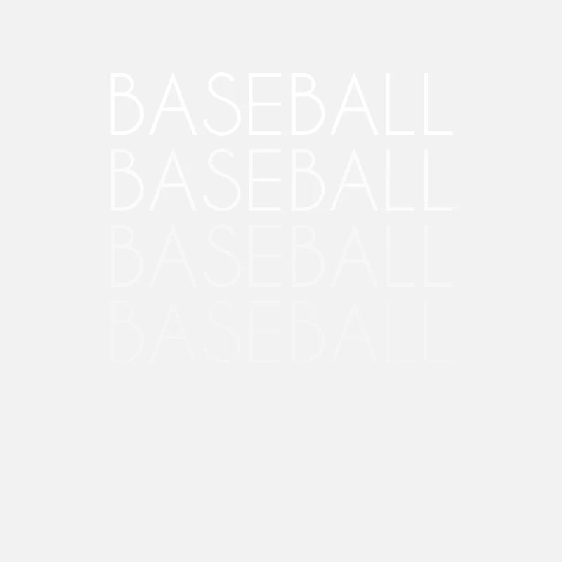 Baseball Schriftzug