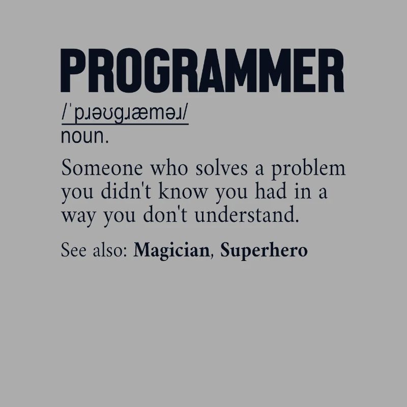 Programmer Definition Softwareentwickler Coder