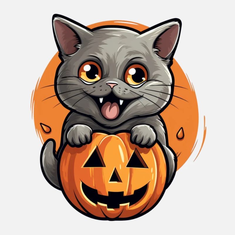 Halloween Katze