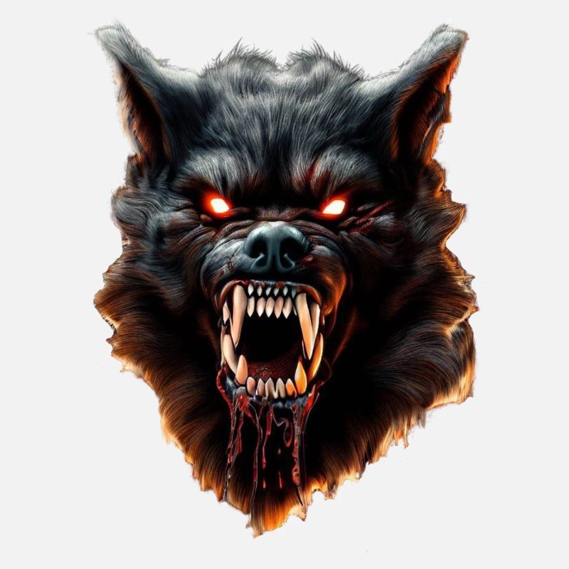 Loup Démon Peur Macabre Effrayant Cauchemar