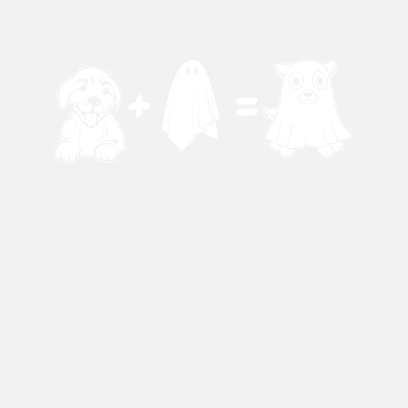 Funny Halloween Ghost Dog