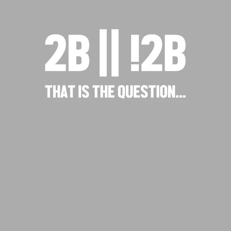 2B or not 2B Question Softwareingenieur Coder