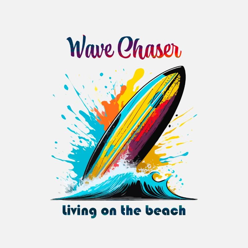 Wave chaser, living on the beach