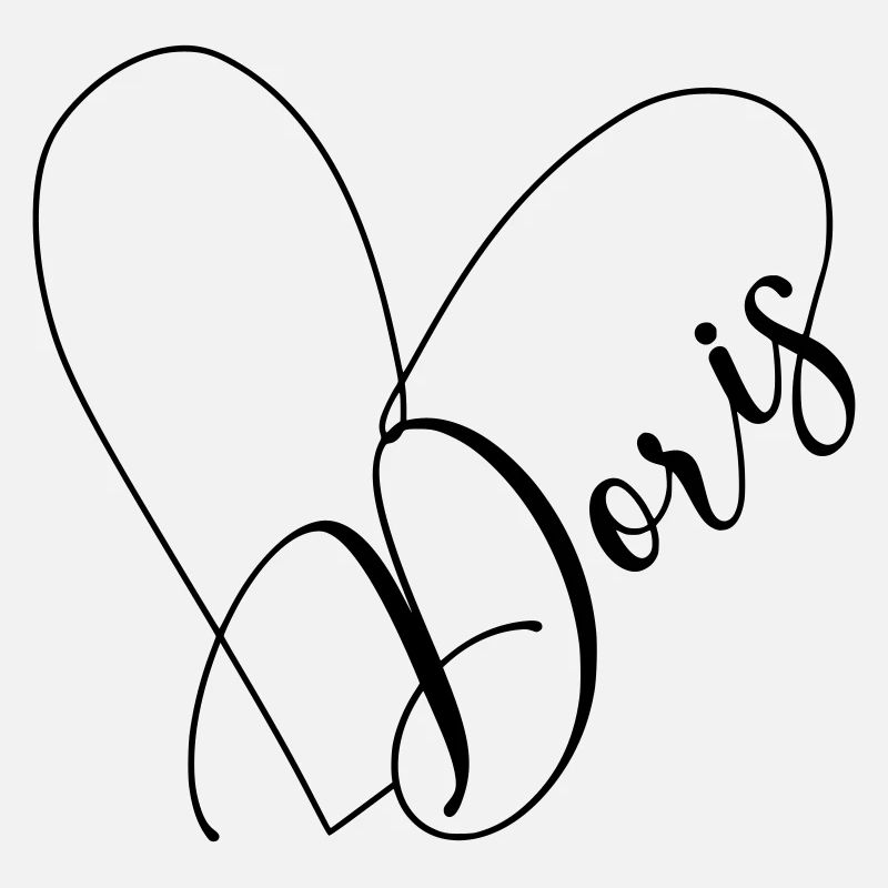 Doris Name Heart Line