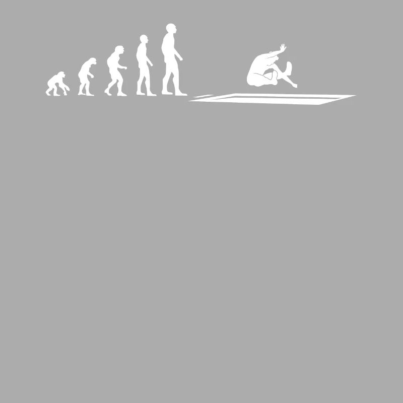 Evolution Weitsprung Athlet - Geschenk