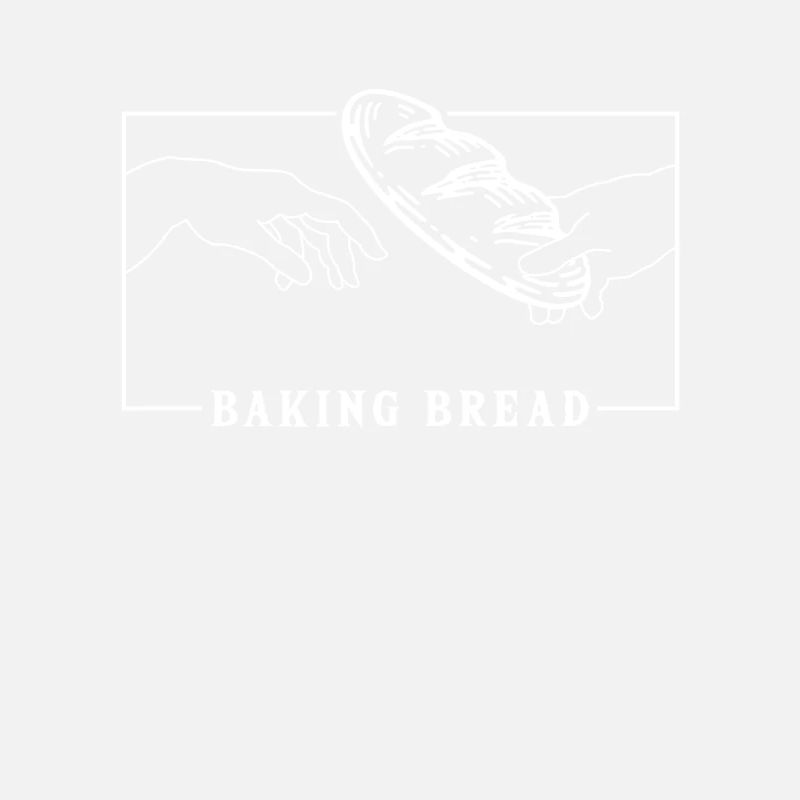 Michelangelo Creation of Adam Baking Bread Lover