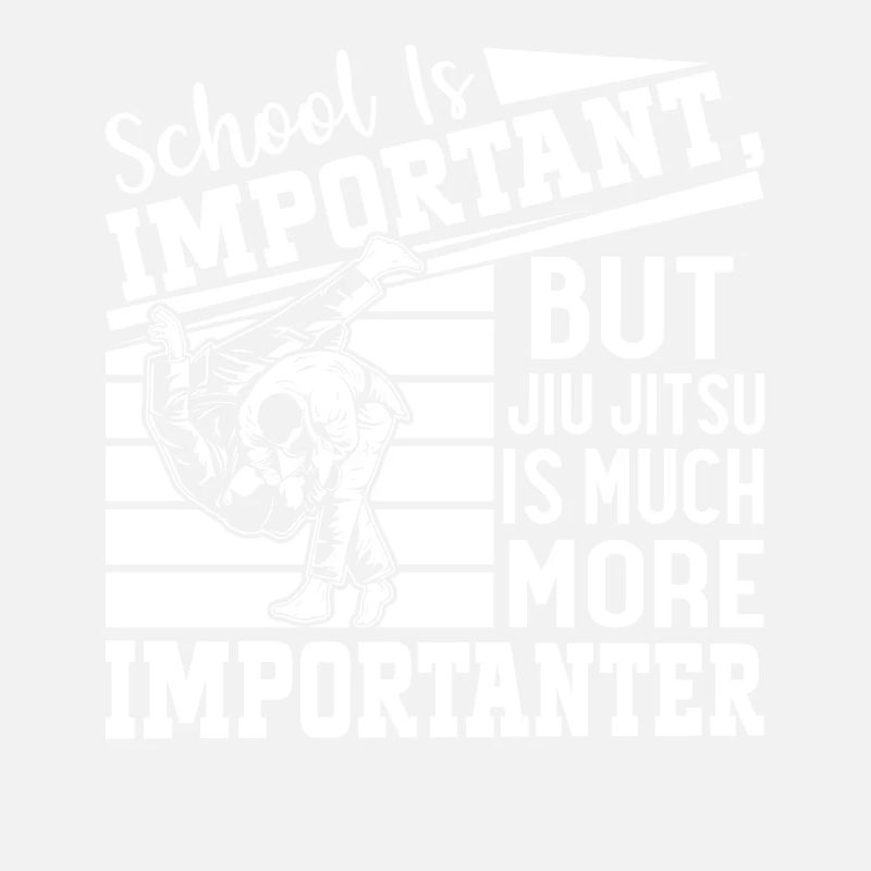 L’école est importante, mais le Jiu Jitsu est beaucoup plus imp