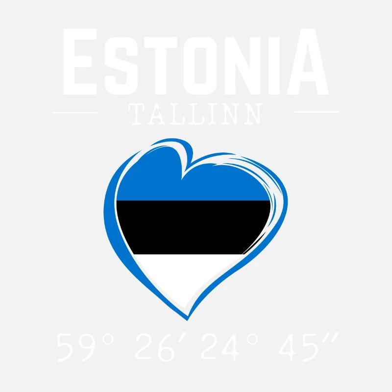 Drapeau souvenir de l’Estonie Capitale Tallinn