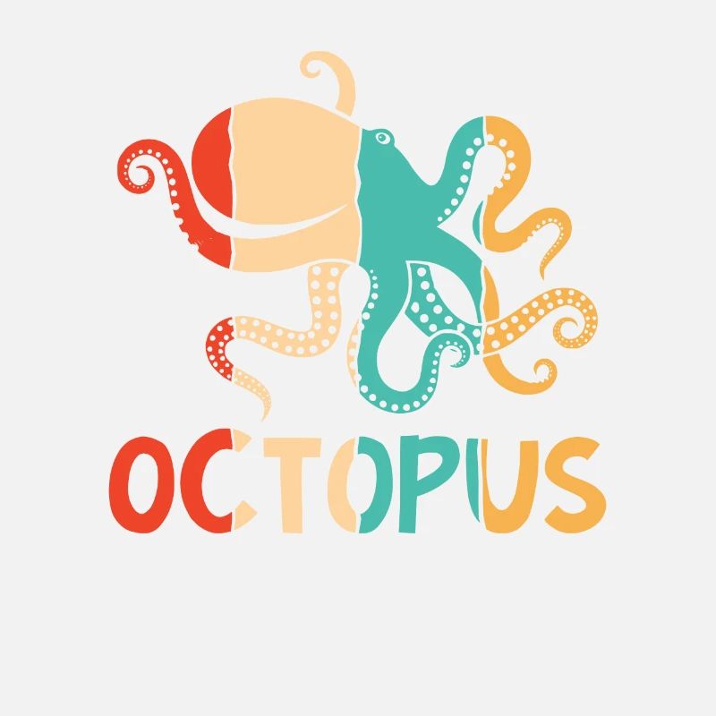 Rétro Céphalopode Octopodes Octopoda Lover Octopus