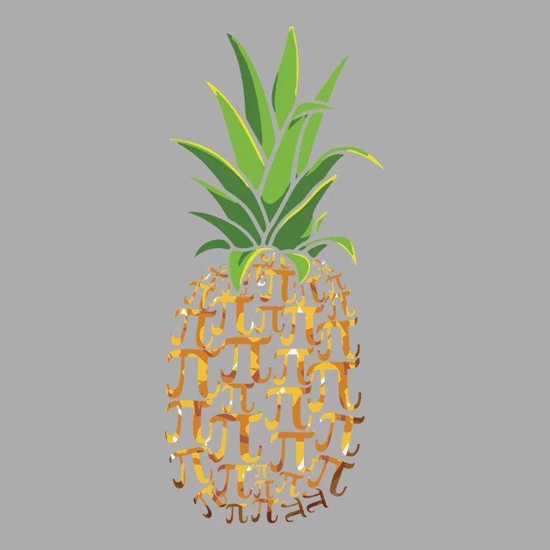 Pi Day Pineapple Pattern for Math Fans