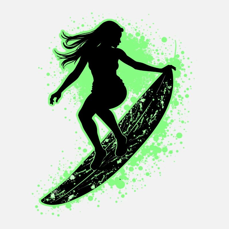Surfeur élégant Surfer Surfer