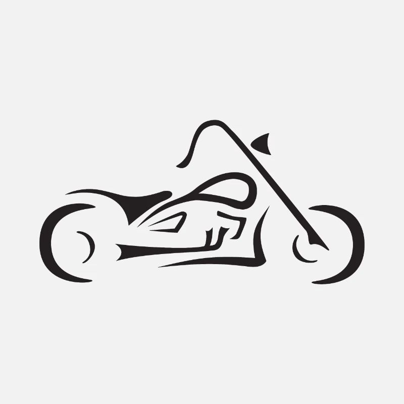 Dessin au trait de moto
