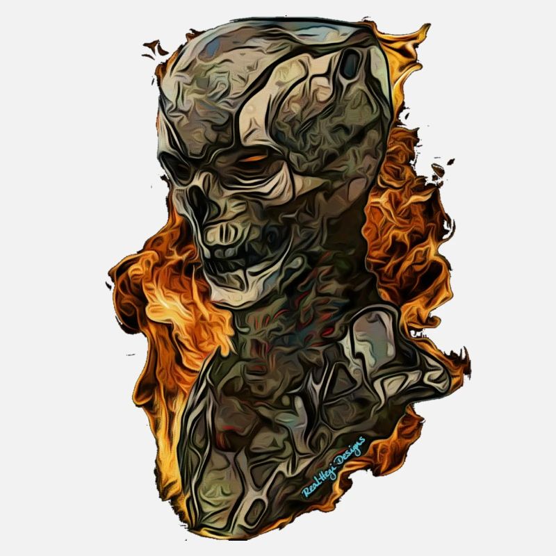 Skull cyborg