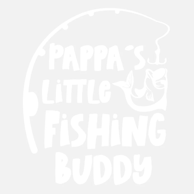 Le petit partenaire de pêche de papa bébé petit pêcheur