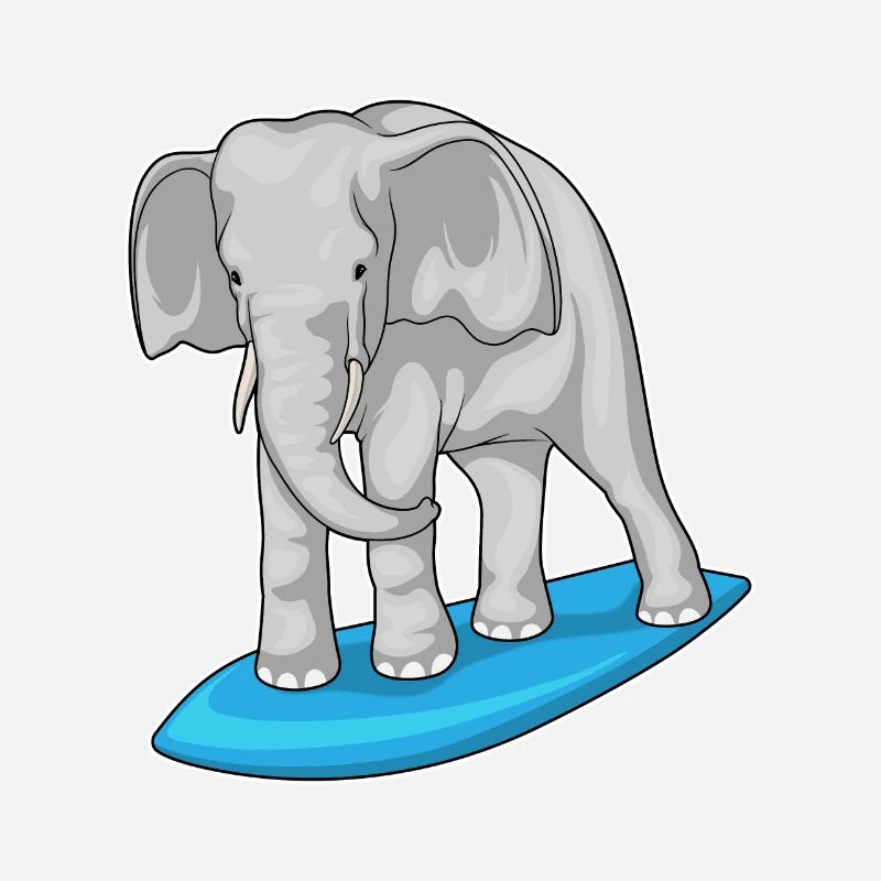 Elephant Surfer Surfboard