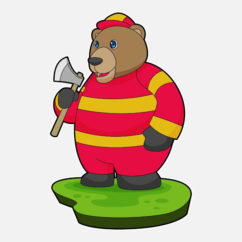 Hache de pompier ours