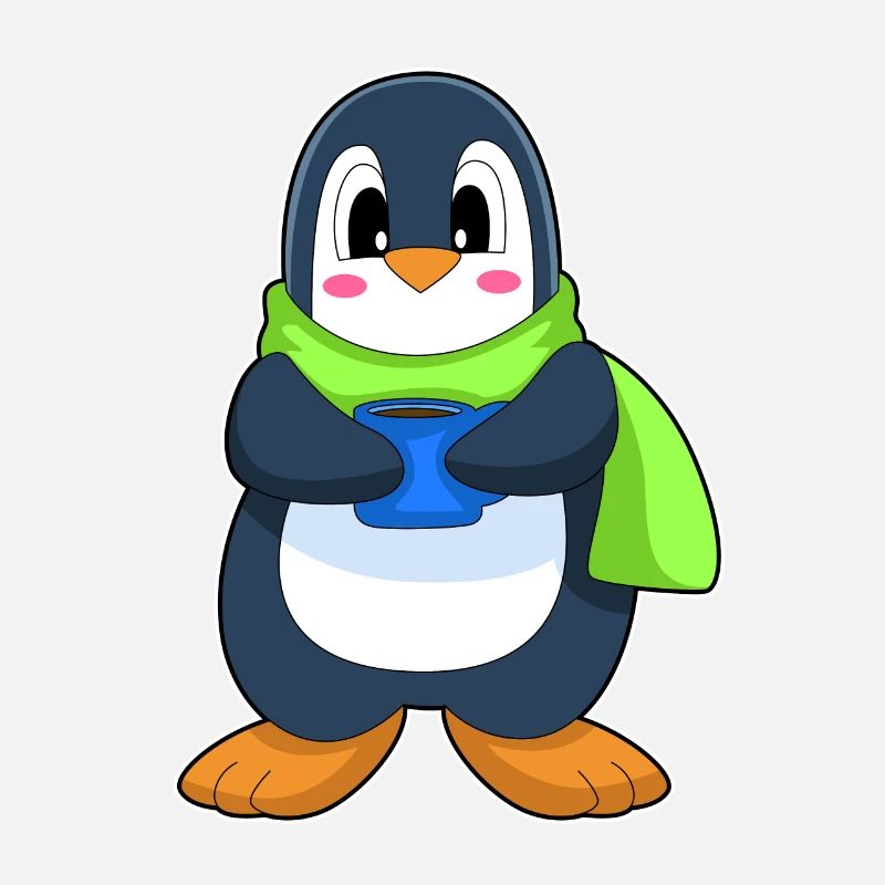Pinguin Kaffee Tasse