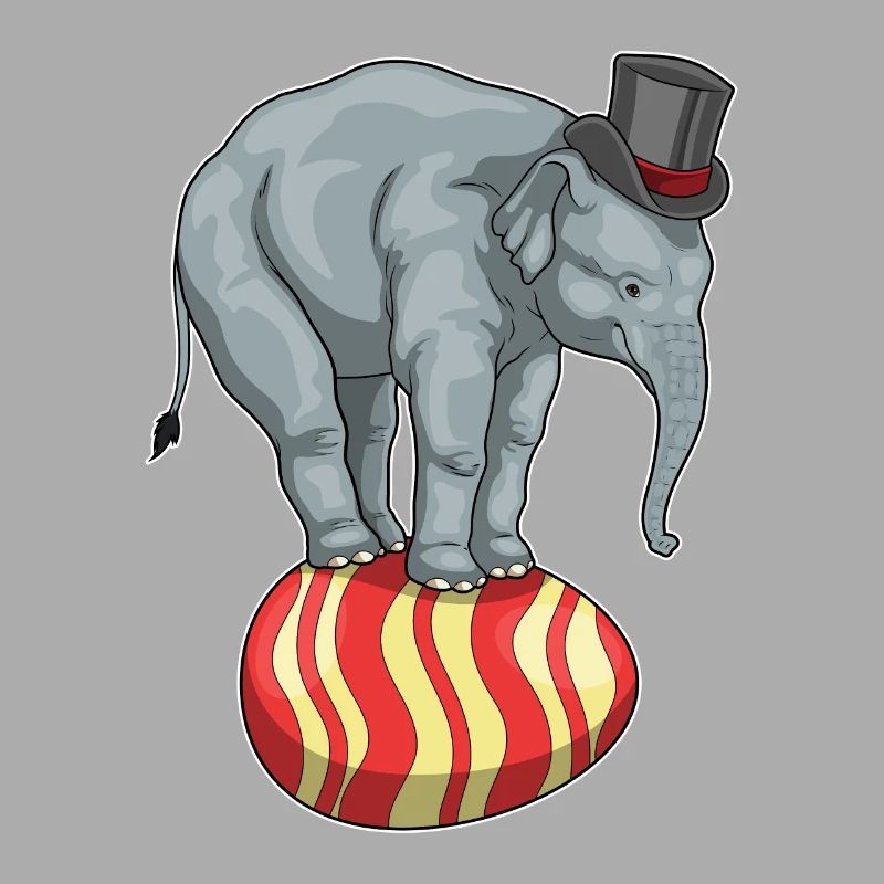 Elephant Easter Easter Egg Circus