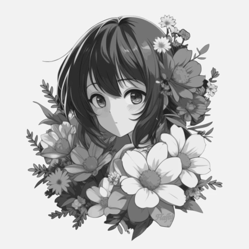 Fille aux fleurs 🌸 - 2