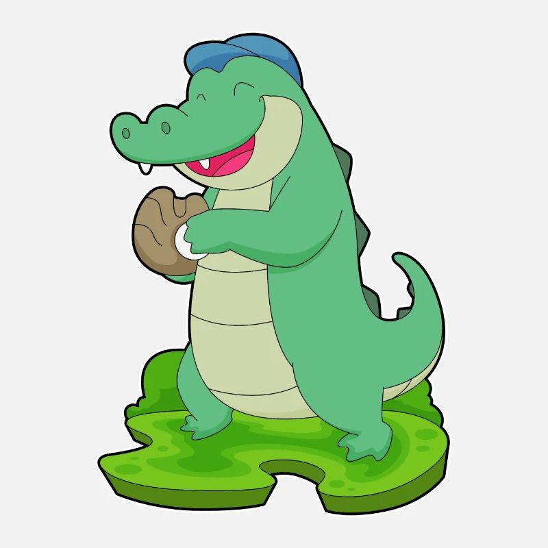 Krokodil Baseball Baseballhandschuh