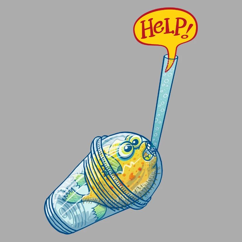Pufferfish in plastic glass request help