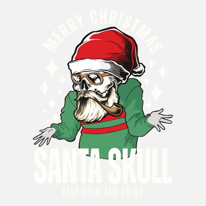 Nikolaus Skull Christmas Design