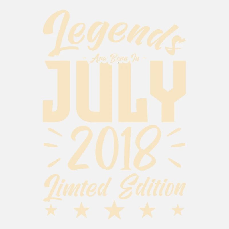 Geboren im Juli 2018. Geburtstagsgeschenk.