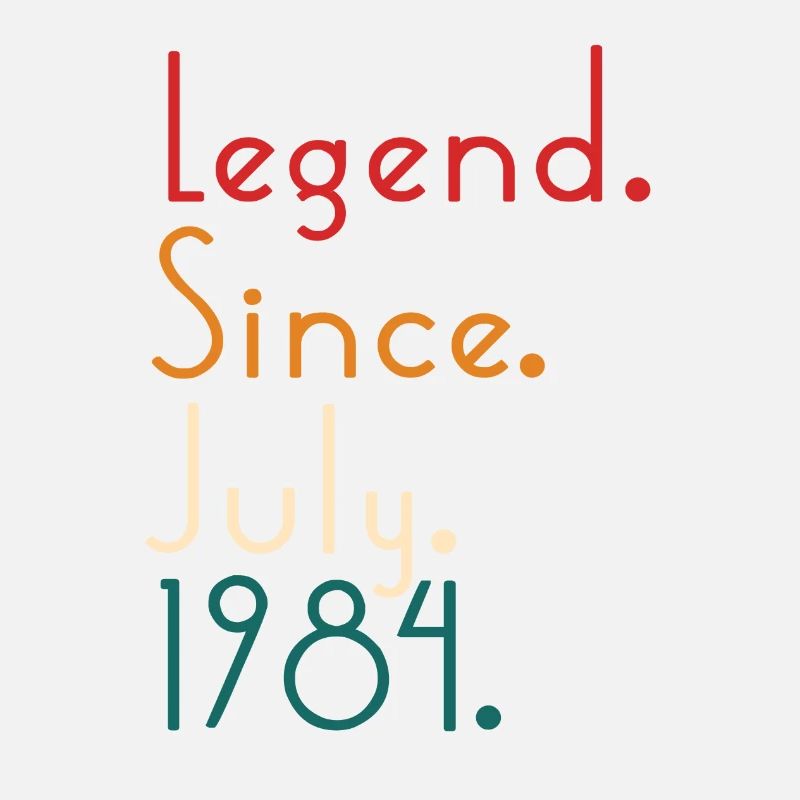 Legende seit Juli 1984