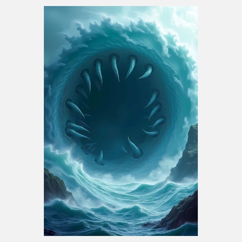 Charybde, gigantesque tourbillon aux dentelés